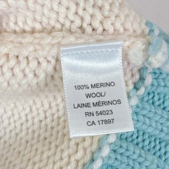 Banana Republic Fair Isle Merino Wool Button Neck Soft Sweater Fits Like Size S - Picture 13 of 16